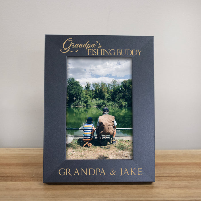 Grandpa's Fishing Buddy Picture Frame