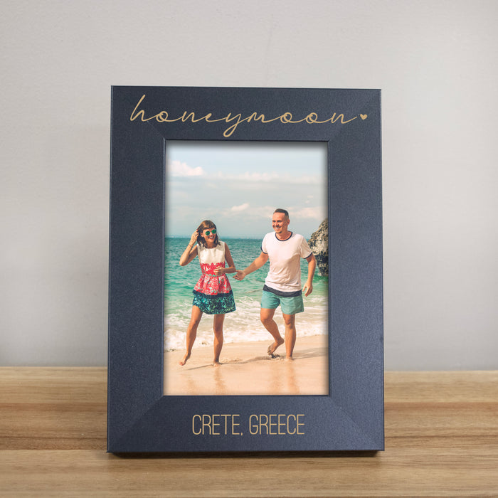 Personalized Honeymoon Picture Frame