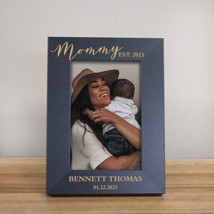 Personalized "Mommy Est." Picture Frame