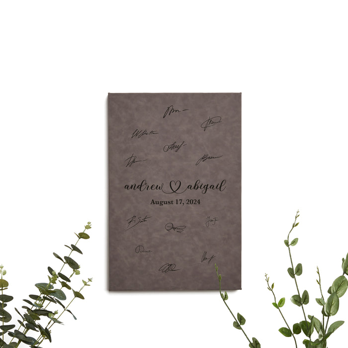 Personalized Wedding Signature Guest Book Sign