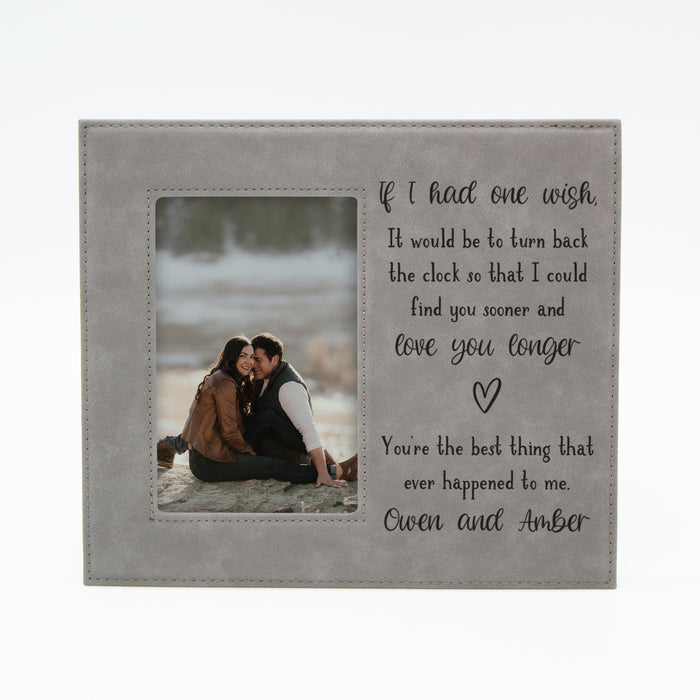 Personalized Love You Longer Picture Frame