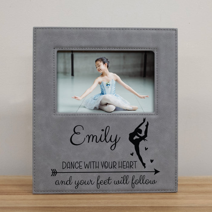 Personalized "Dance With Your Heart" Dancer Picture Frame