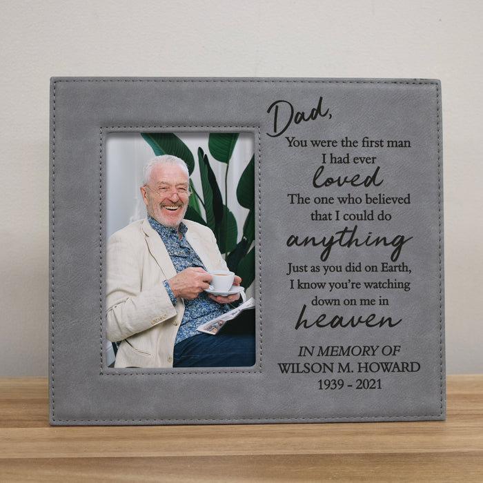 Personalized Dad Memorial Picture Frame