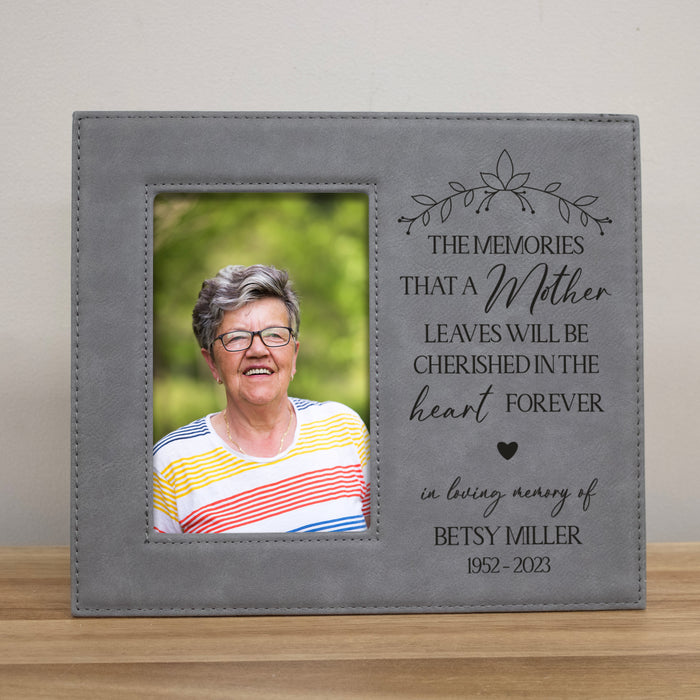 Personalized "Cherished Memories of a Mother" Picture Frame