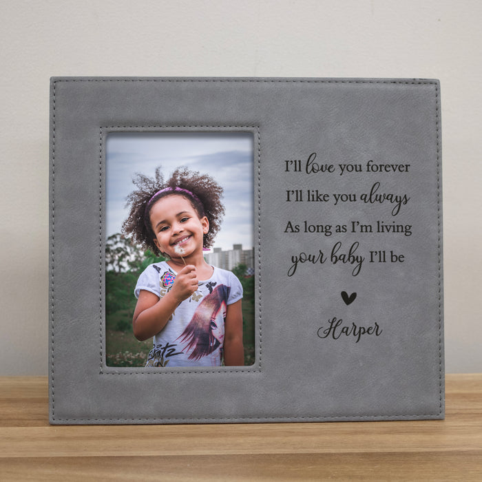 Personalized "...Your Baby I'll Be" Picture Frame for Mom