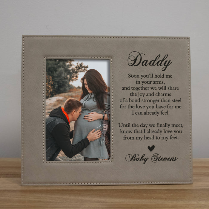 Personalized Daddy To Be Picture Frame