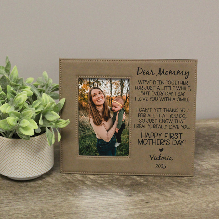 Personalized "Dear Mommy" First Mother's Day Picture Frame