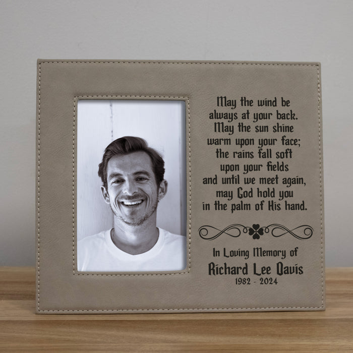 Personalized Irish Blessing Memorial Picture Frame