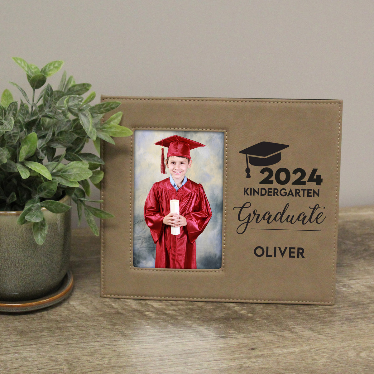 Personalized Class of 2024 Kindergarten Graduation Picture Frame — 28