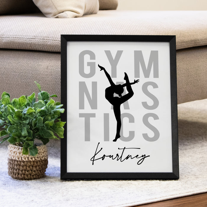 Personalized Gymnastics Wall Sign