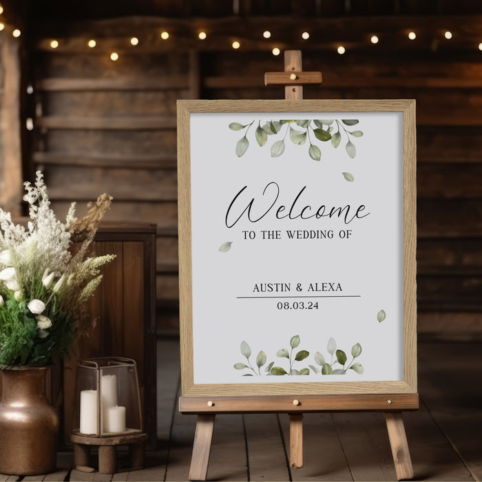 "Welcome to the Wedding of" Framed Art