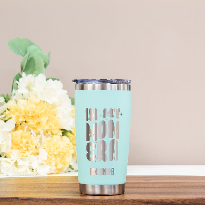 Personalized "In My Mom Era" Stainless Tumbler