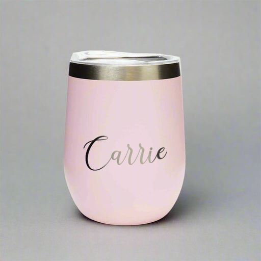 Personalized name wine cup