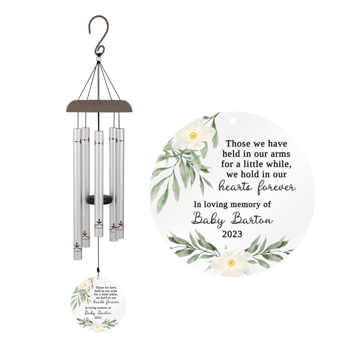 Personalized Child Loss Memorial Printed Wind Chime