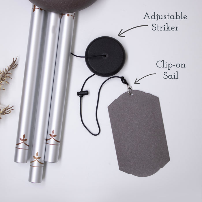 Personalized Footprints in the Sand Wind Chime