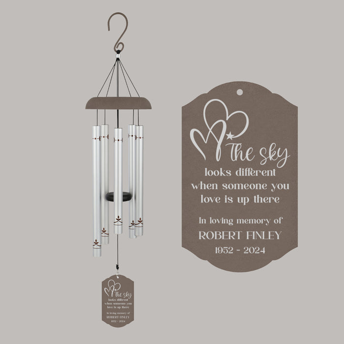 Custom Memorial Wind Chime for Loss of Loved One