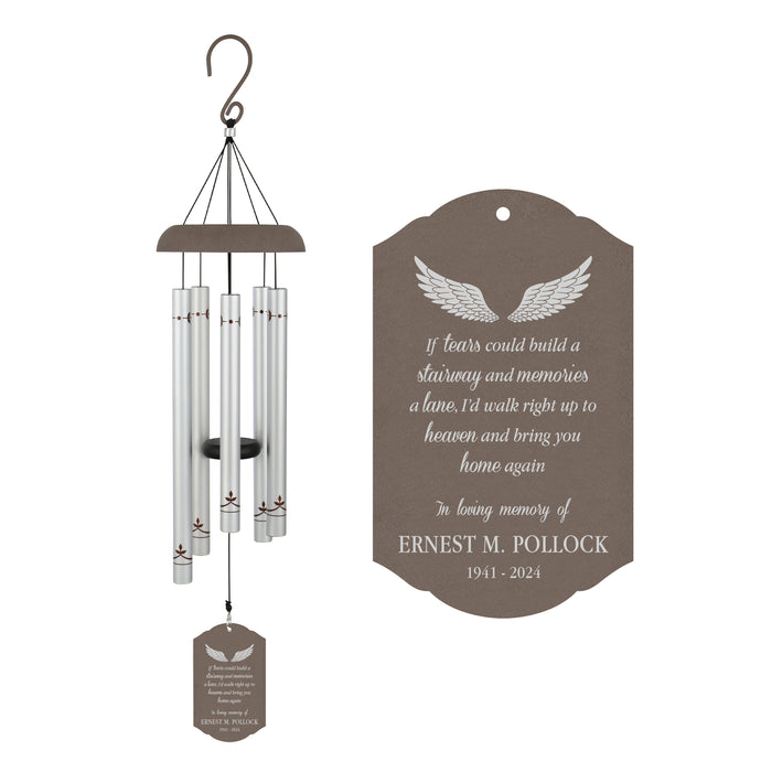 Personalized "Bring You Home Again" Memorial Wind Chime