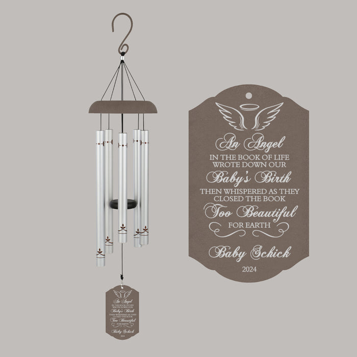 Too Beautiful for Earth Miscarriage Wind Chime