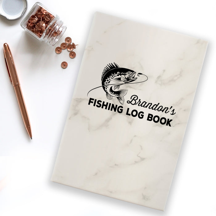 Personalized "Fishing Log Book" Journal