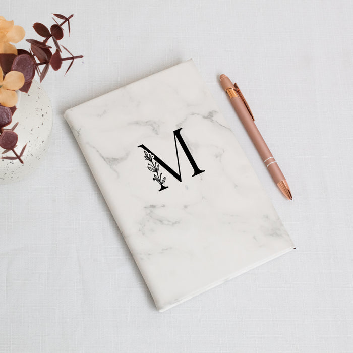 Personalized Floral Monogram Journal