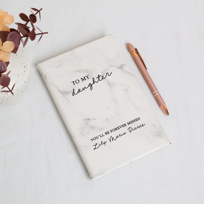 Personalized "To My Daughter" Memorial Journal