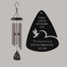 Dove Remembrance Wind Chime Personalized with Name