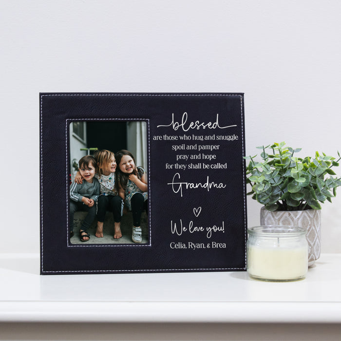 Personalized Blessed Grandma Picture Frame