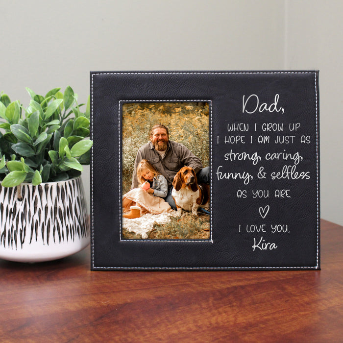 Personalized "When I Grow Up" Father's Day Picture Frame