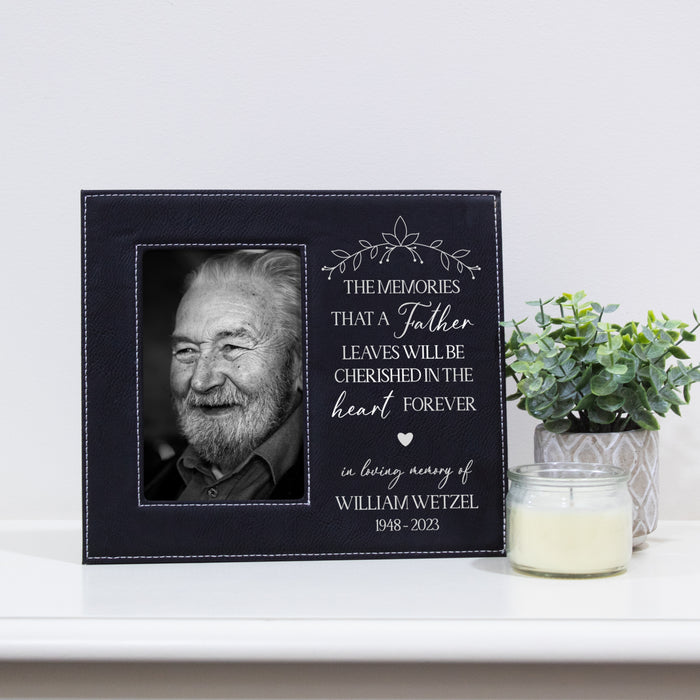 Personalized "Cherished Memories of a Father" Picture Frame