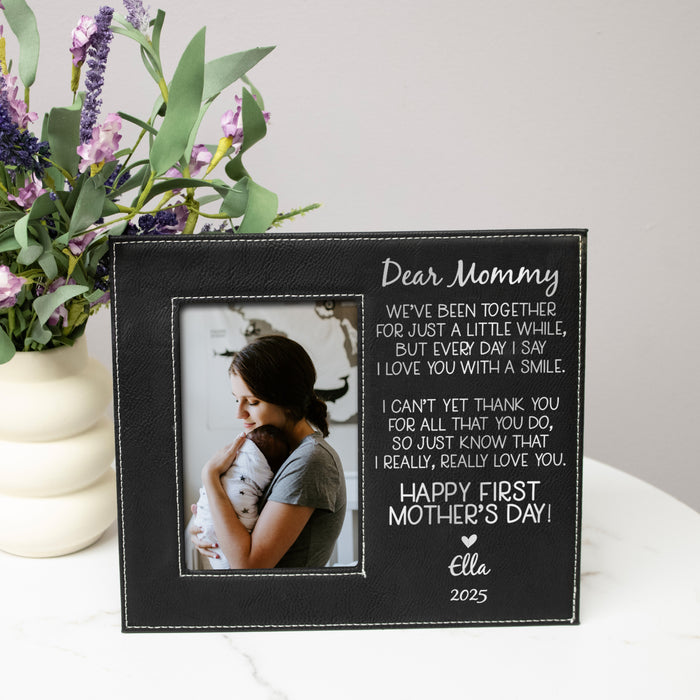 Personalized "Dear Mommy" First Mother's Day Picture Frame