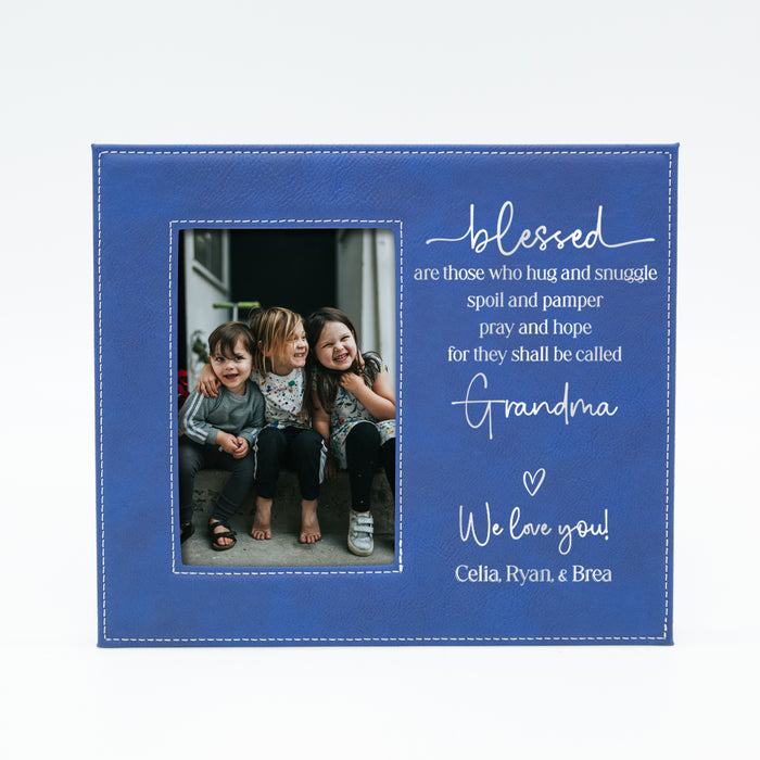 Personalized Blessed Grandma Picture Frame