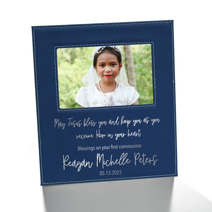 Personalized "Receive Him in Your Heart" First Communion Frame