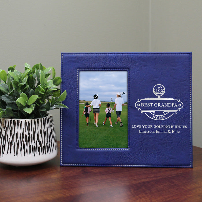 Personalized "Best Grandpa By Par" Picture Frame