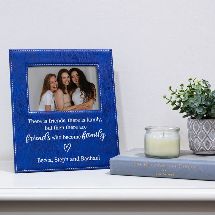 Personalized Friends Who Become Family Picture Frame