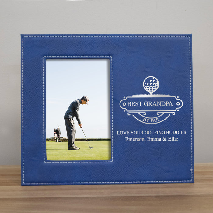 Personalized "Best Grandpa By Par" Picture Frame