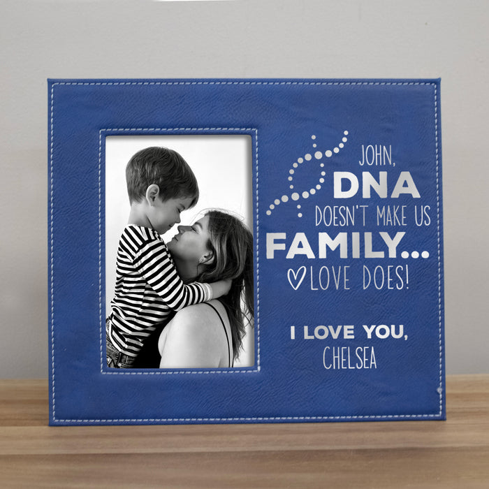 Personalized Stepdad DNA Family Picture Frame