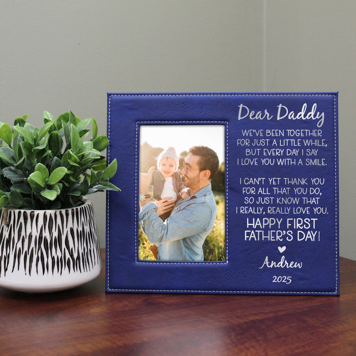 Personalized "Dear Daddy..." First Father's Day Picture Frame