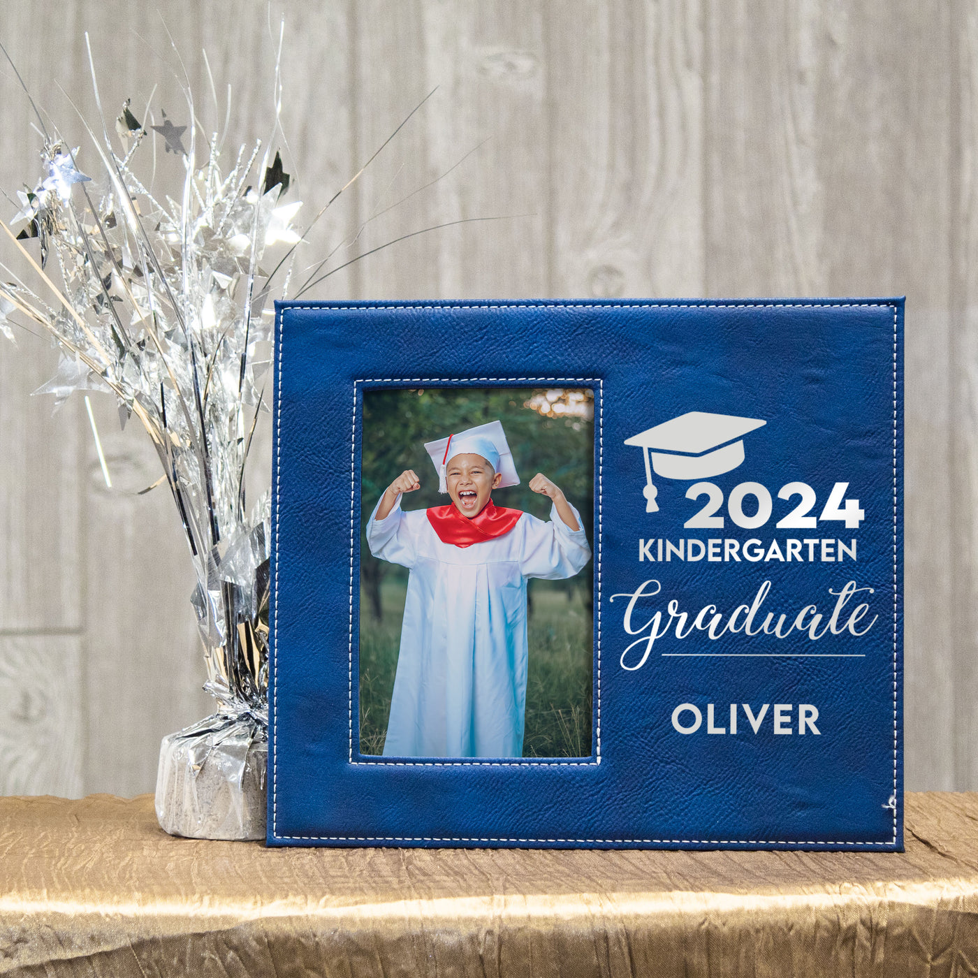 Personalized Class of 2024 Kindergarten Graduation Picture Frame — 28