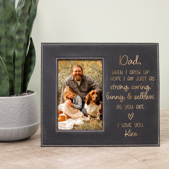 Personalized "When I Grow Up" Father's Day Picture Frame