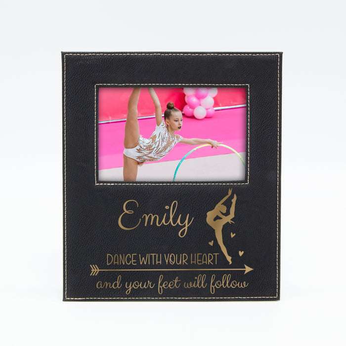 Personalized "Dance With Your Heart" Dancer Picture Frame