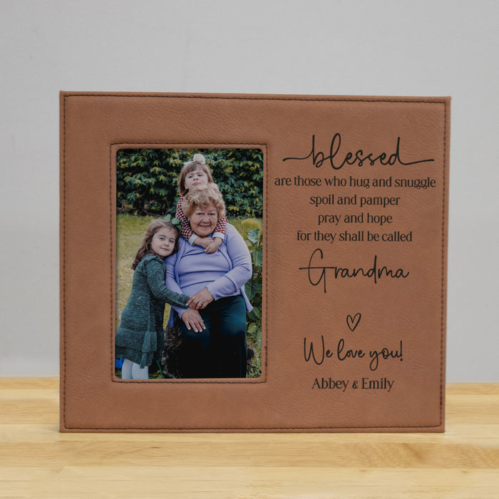 Personalized Blessed Grandma Picture Frame