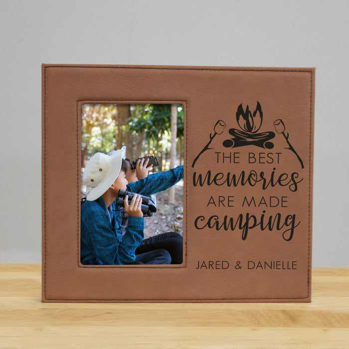 Personalized "The Best Memories Are Made Camping" Picture Frame