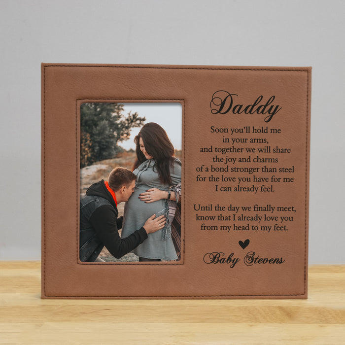 Personalized Daddy To Be Picture Frame