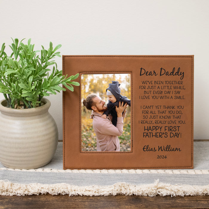 Personalized "Dear Daddy..." First Father's Day Picture Frame