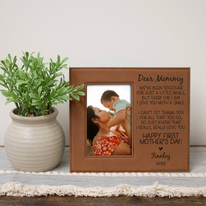 Personalized "Dear Mommy" First Mother's Day Picture Frame