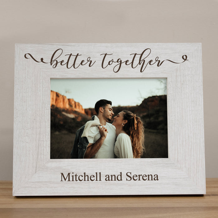 Personalized "Better Together" Picture Frame