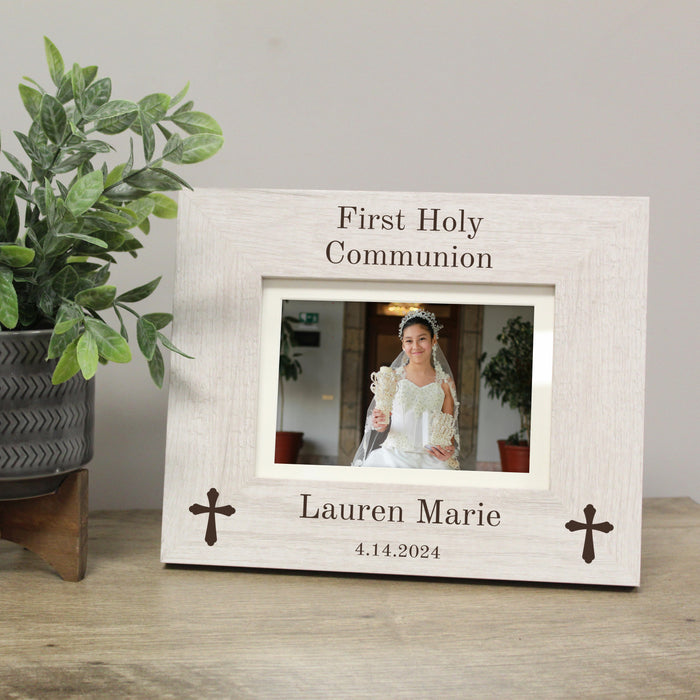 Custom First Holy Communion Picture Frame