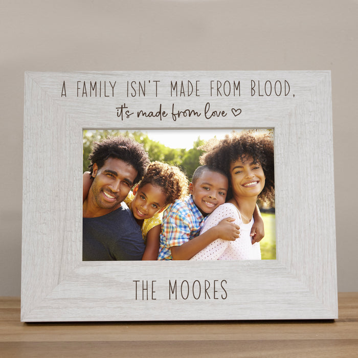 Personalized "Family Made From Love" Picture Frame