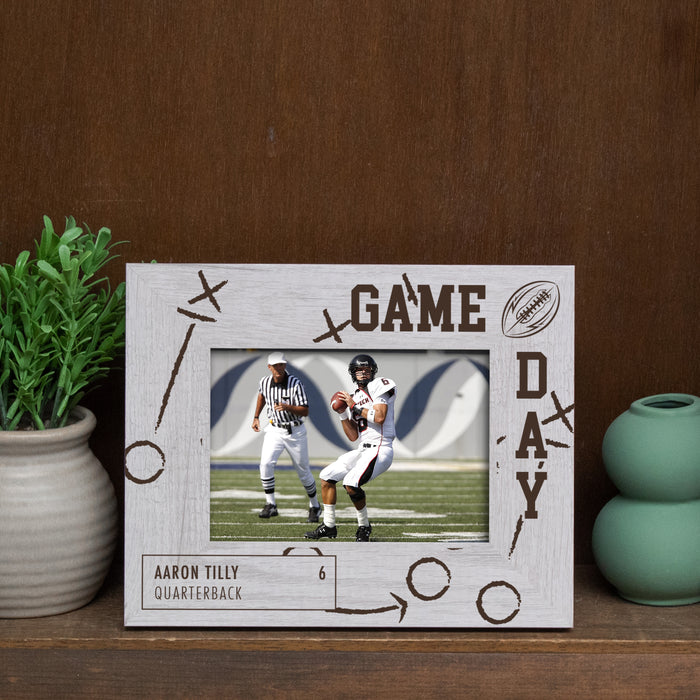 Personalized Football Game Day Frame