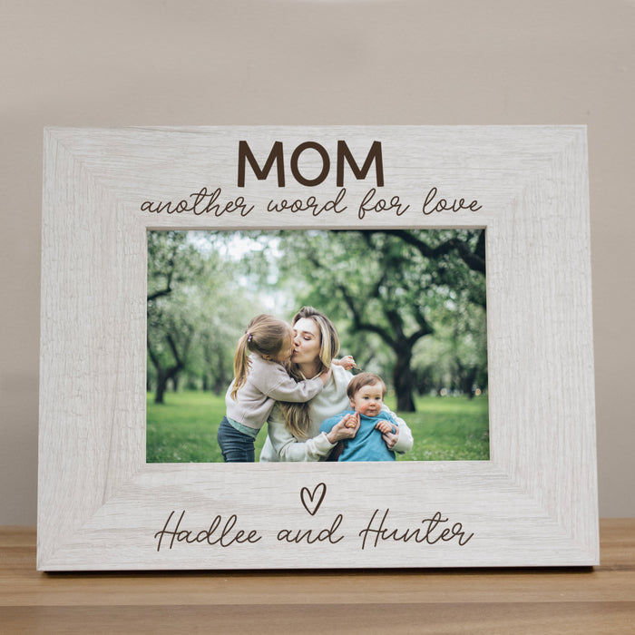 Personalized "Mom Another Word for Love" Picture Frame